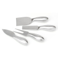 Amazon Hot Sale Cutlery Stainless Steel Hollow Handle 4 Piece Cheese knife set